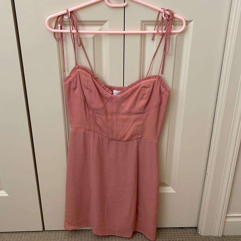Aritzia Pink Fable Dress